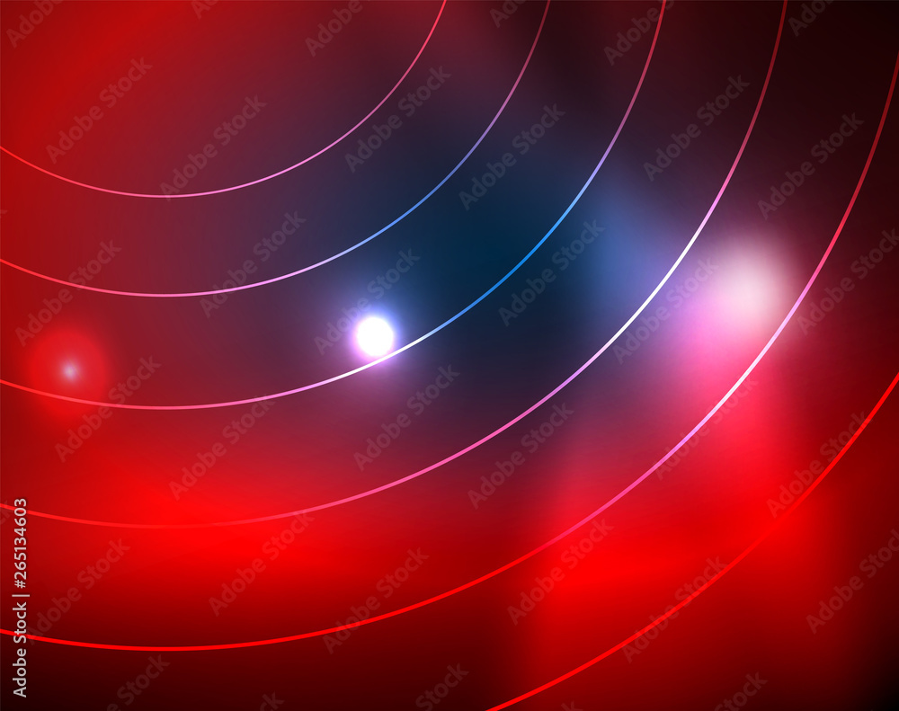 Blue neon circles, abstract circular lines. Glowing circle abstract pattern background Blue neon circles, abstract circular lines. Glowing circle abstract pattern background