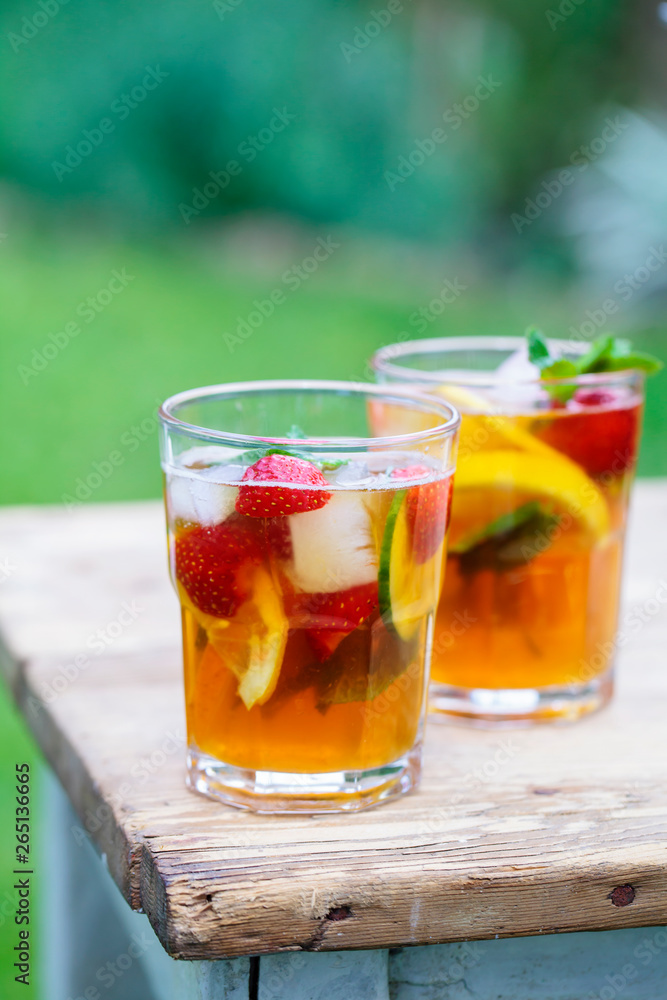 Pimms and lemonade Pimms and lemonade