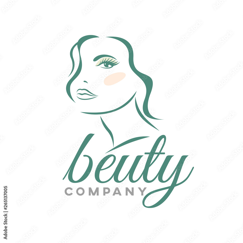 Modern beauty logo Modern beauty logo