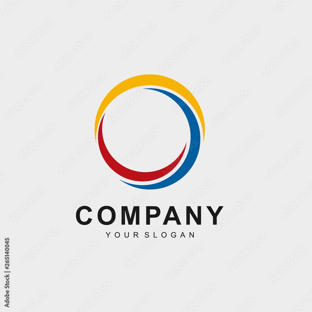 Circle Logo Template Stock Vector Adobe Stock Circle Logo Template Stock Vector Adobe Stock