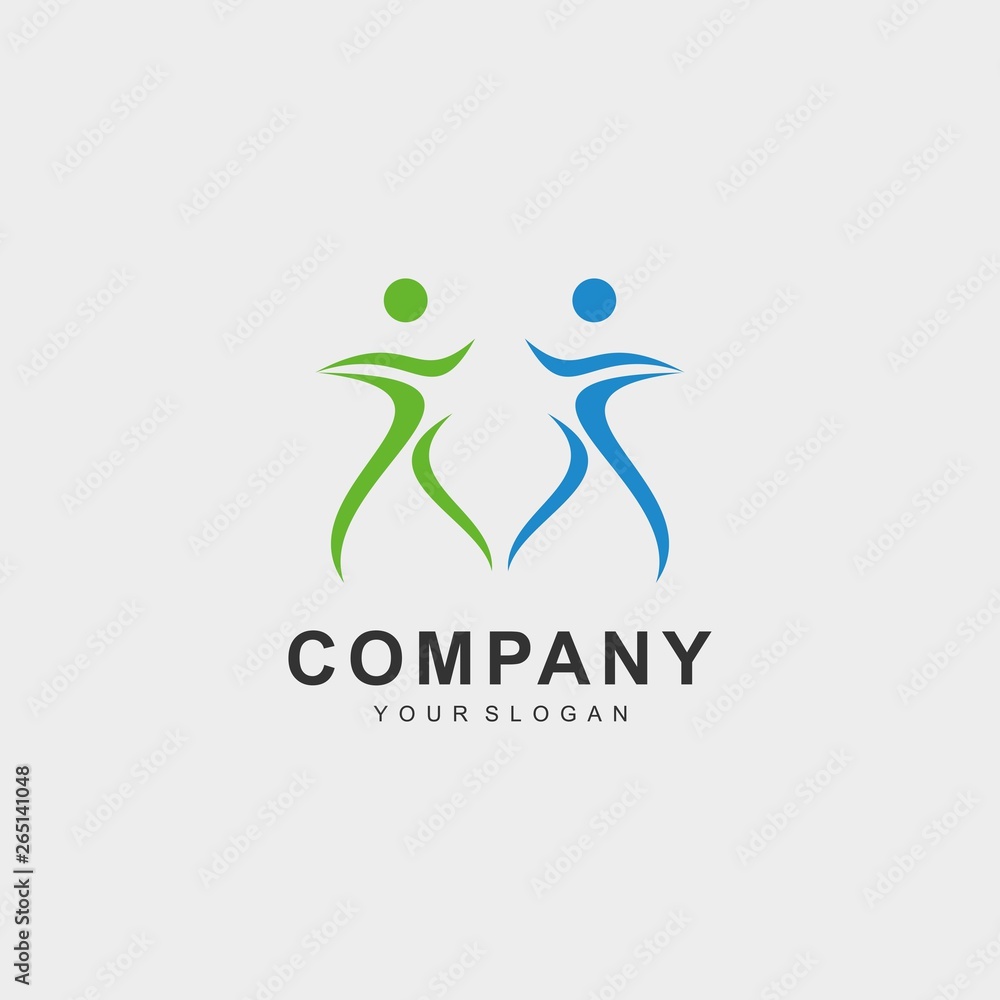 People logo template People logo template