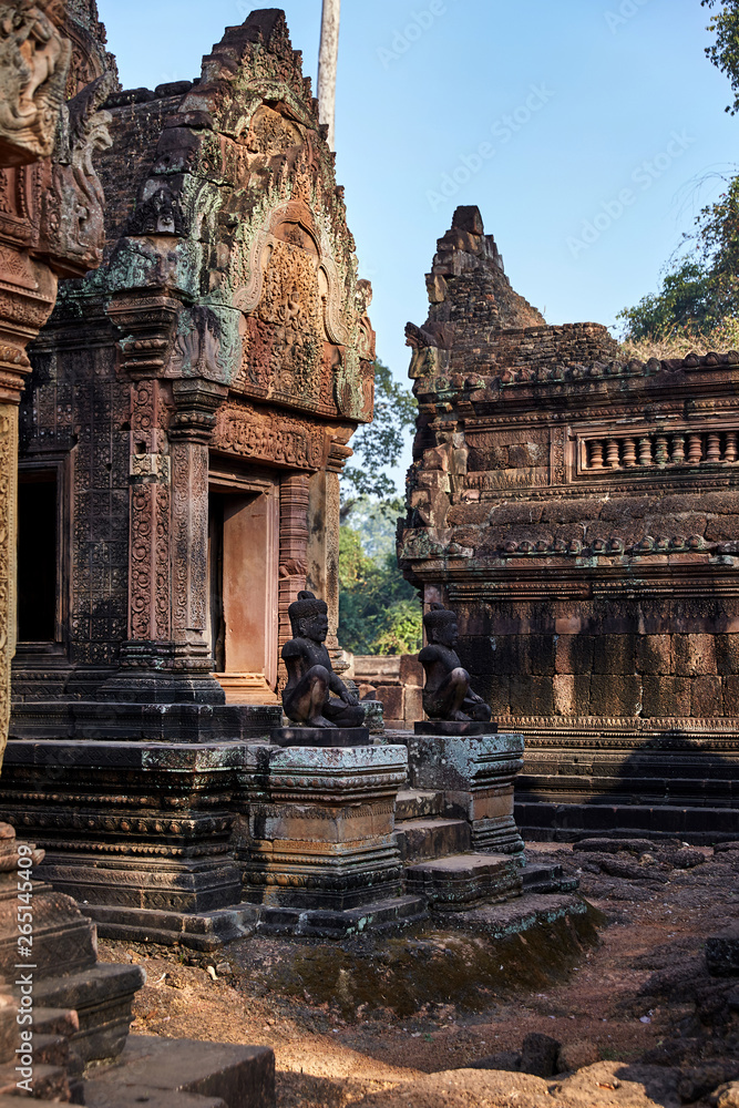 Fototapeta premium Banteay Srei ruins in Cambodia.