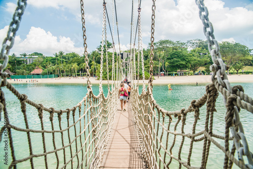 Photography Palawan beach in Sentosa Island, Singapore.