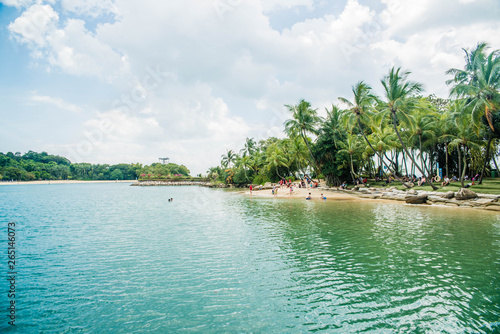 Palawan beach in Sentosa Island, Singapore. © joseduardo