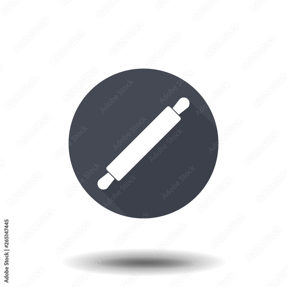 rolling pin icon, vector illustration rolling pin icon, vector illustration