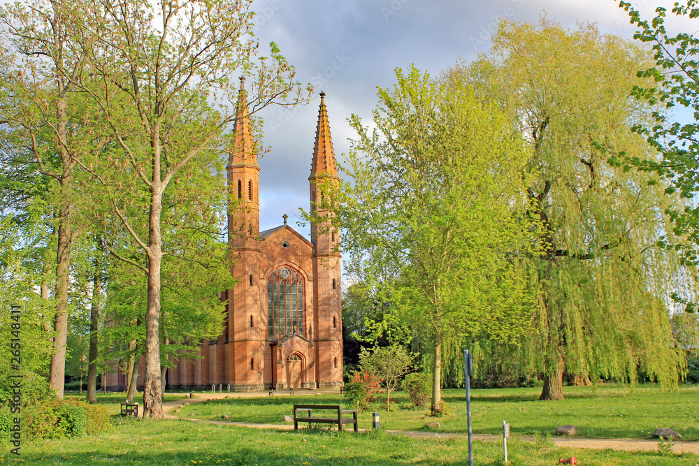 Neugotische Schlosskirche Letzlingen (1861, Sachsen-Anhalt)