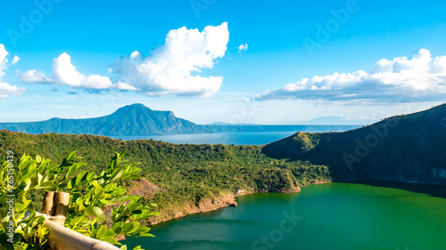 Picturesque landscape of the Taal Volcano, Philippines   photo