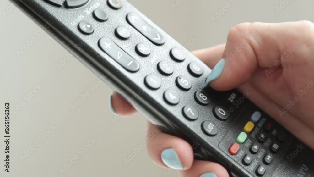 Hand dialing a number of digits. Press the buttons on the TV remote. Hand dialing a number of digits. Press the buttons on the TV remote.