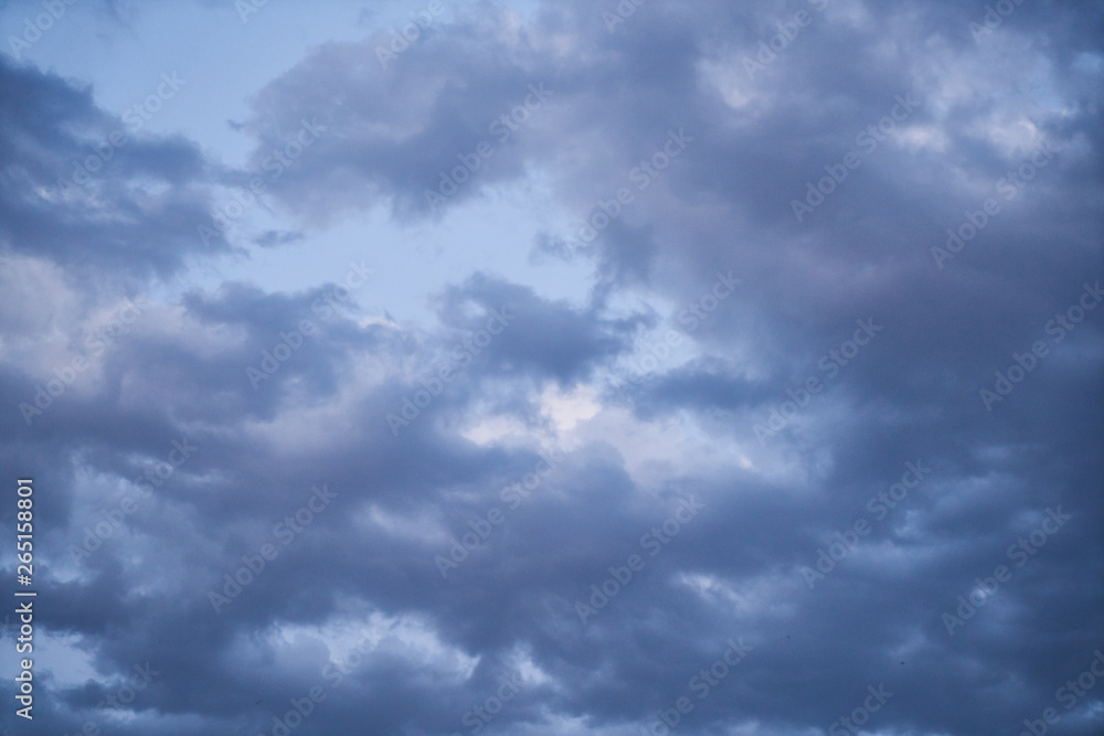Fototapeta premium Beautiful sky with fluffy clouds