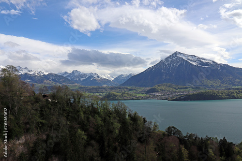 Thunersee, Aussicht von Sigriswil, Schweiz