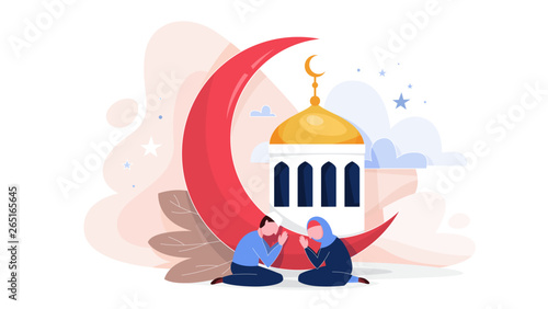 Ramadan kareem concept