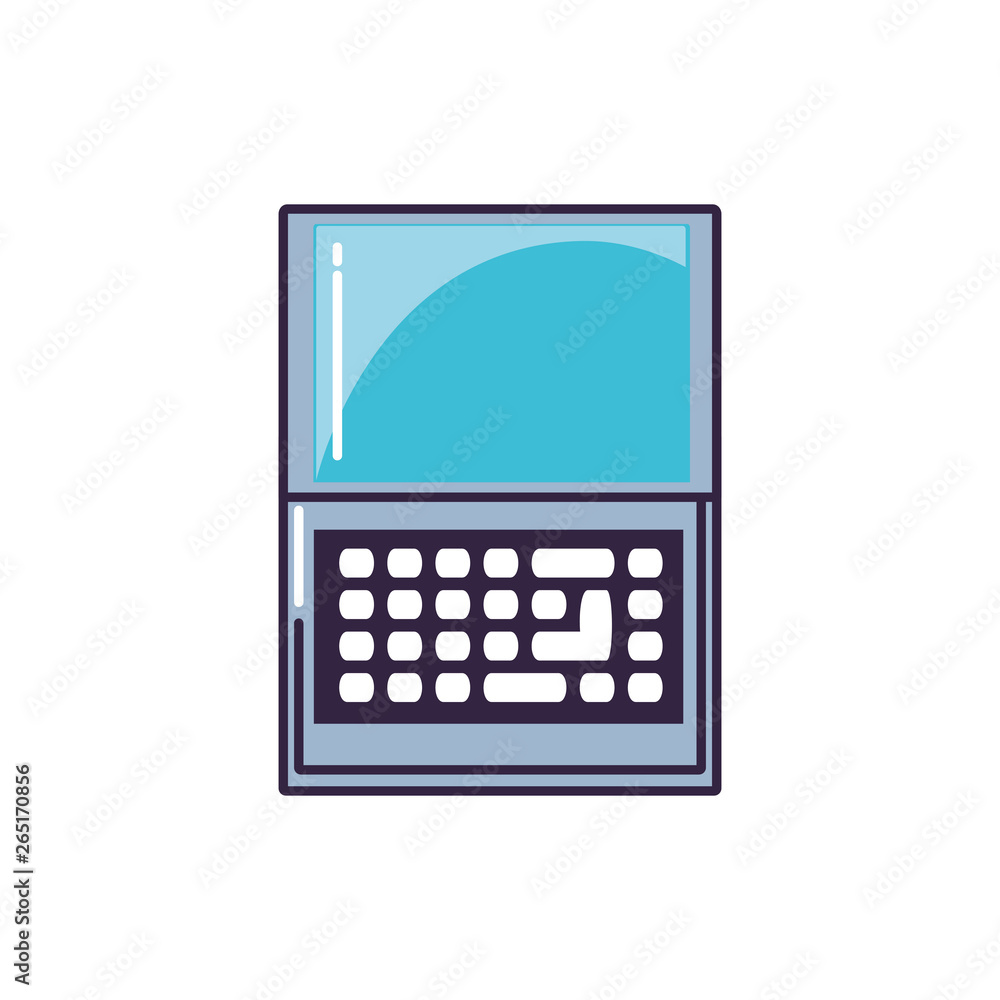 laptop computer isolated icon laptop computer isolated icon
