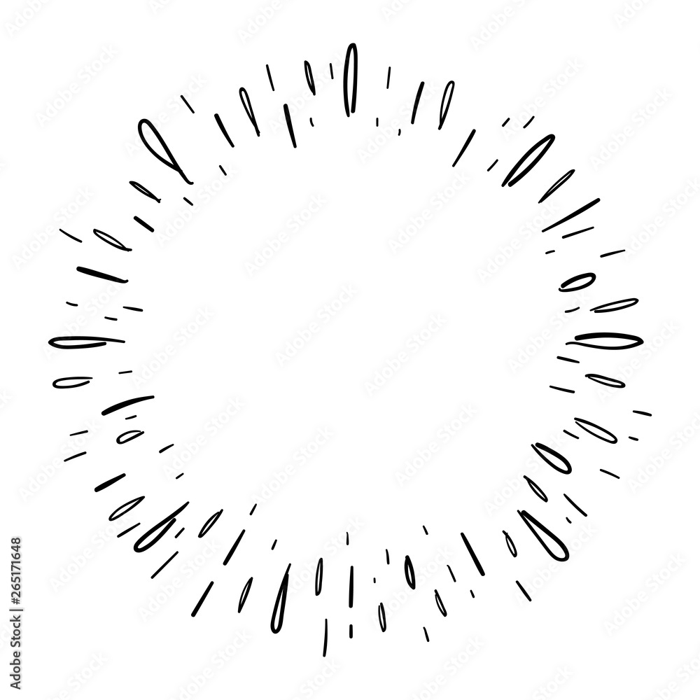 Starburst doodle, hand drawn design element. Sun burst sketch illustration. Starburst doodle, hand drawn design element. Sun burst sketch illustration.