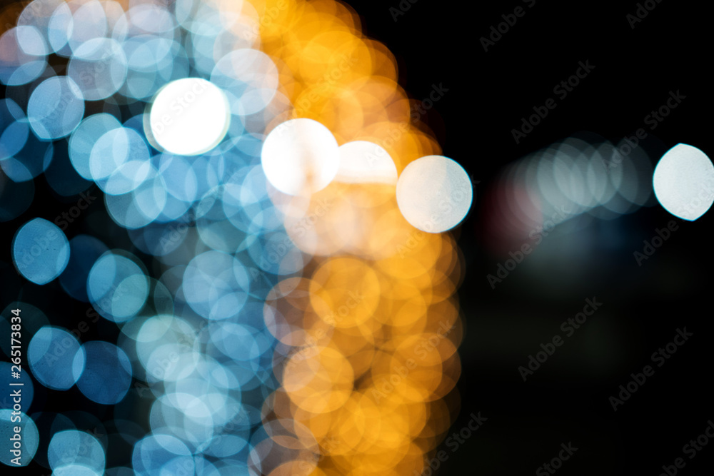 Obraz premium Bokeh circle, beautiful abstract colors for Christmas background - pictures