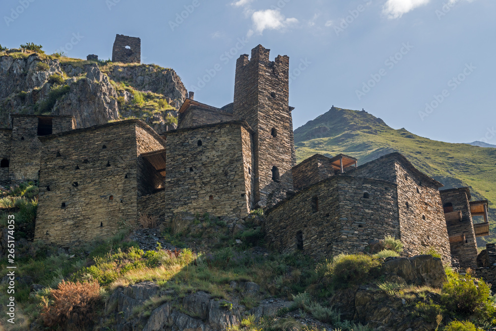 Mutso town and fortress in Georgia