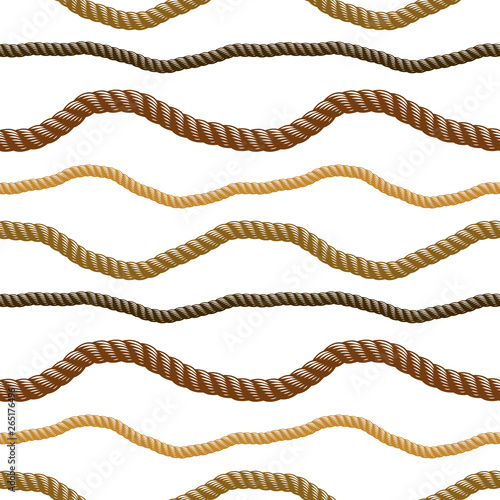 Rope seamless pattern, tren...