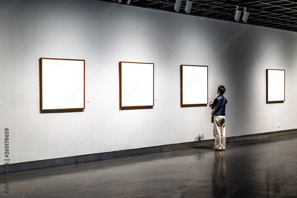 man in empty room