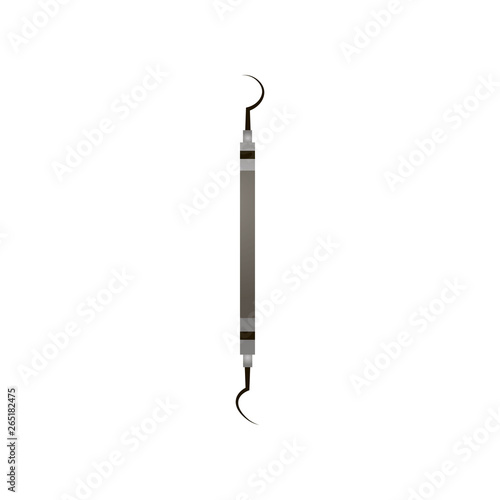 Round metal dental scalers, dentist hand tool