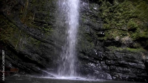 Waterfall in El Yunque National Forest in Puerto Rico