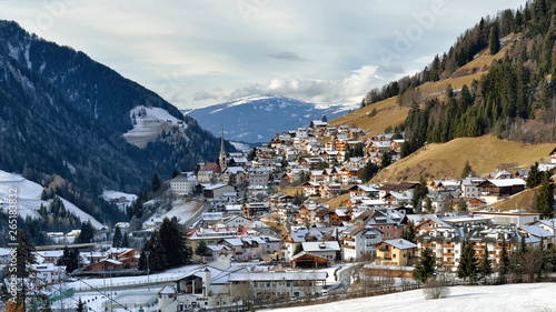 Santa Cristina Valgardena, Italy - Is the second village in the beautiful Val gardena valley in the heart of the huge dolomite mountains.