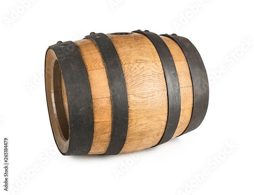 Wooden oak barrel (view and different angle in portfolio)