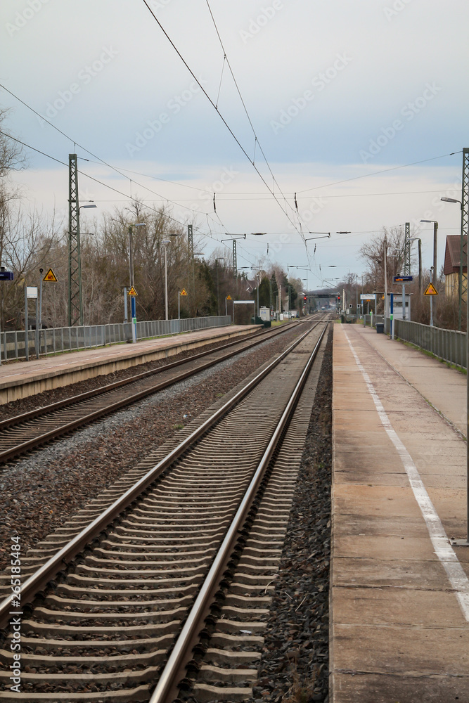 Details von Bahn, Zug, Gleisanlagen