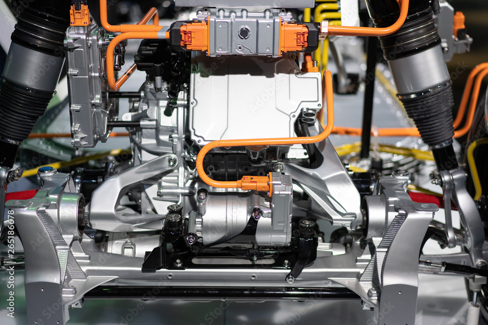 detail of engine in car detail of engine in car
