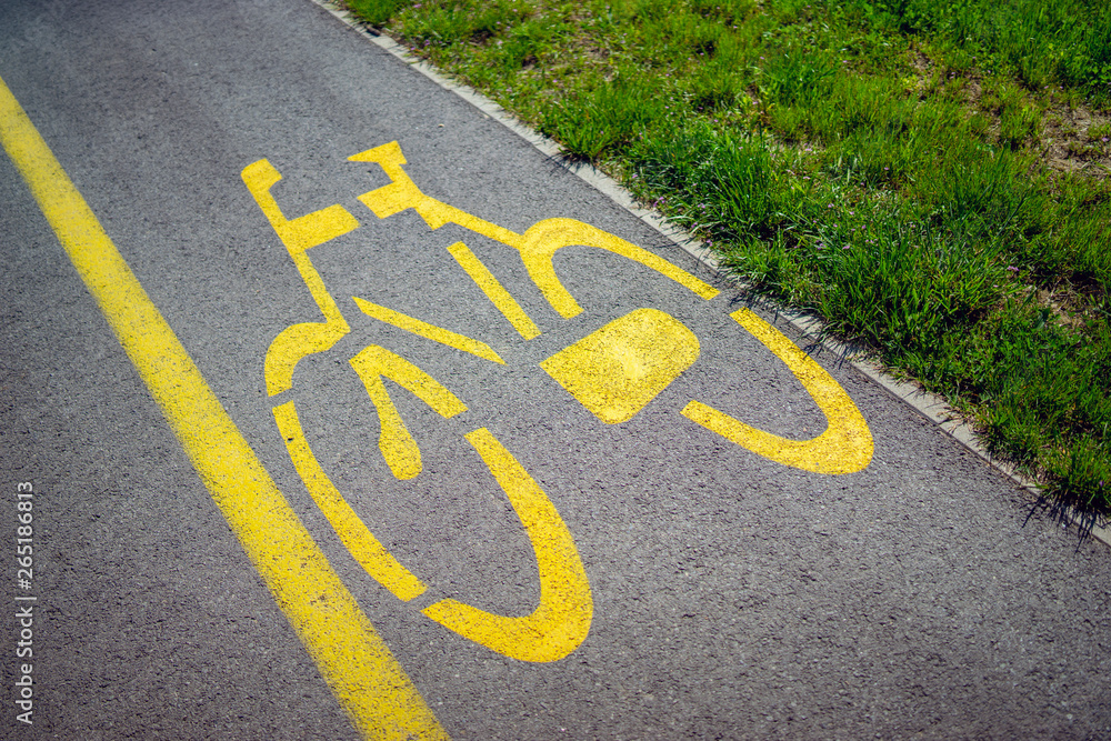 Obraz premium sign on the road, Croatia