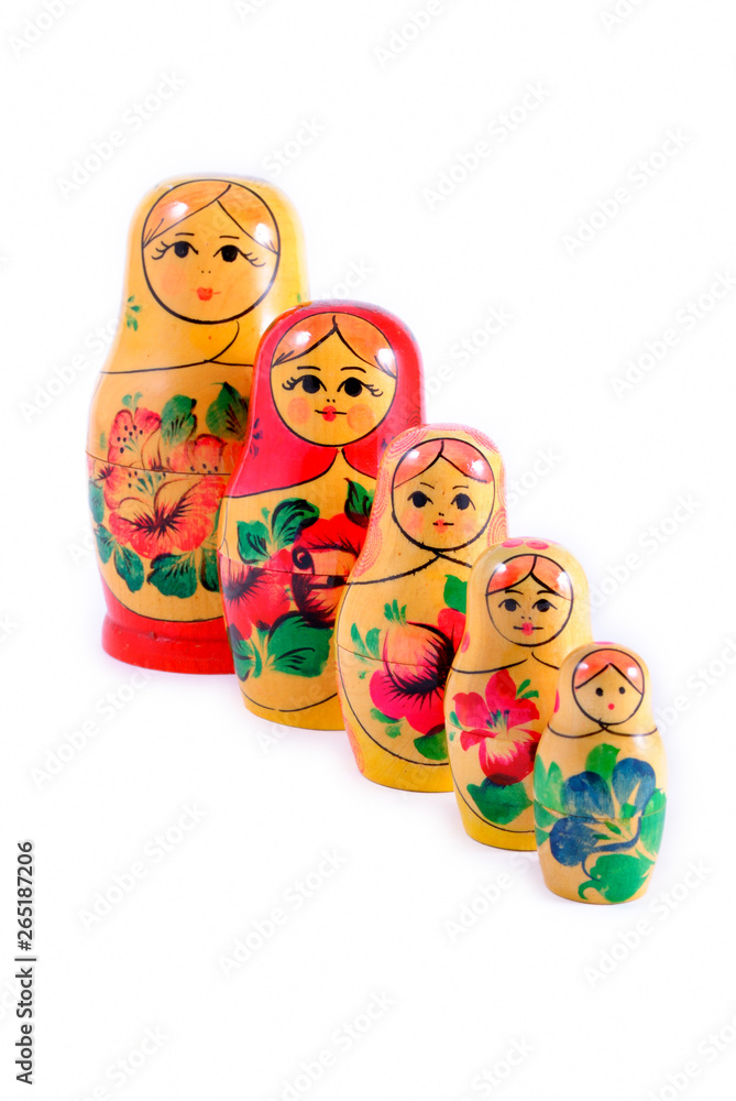Russian Matryoshka Nested Babushka Dolls Russian Matryoshka Nested Babushka Dolls