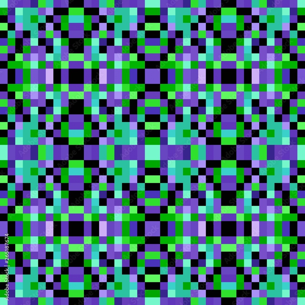 seamless repeatable pixel pattern background. abstract mosaic background with squares can be used for wallpaper, fabric, textile or clothing design. seamless repeatable pixel pattern background. abstract mosaic background with squares can be used for wallpaper, fabric, textile or clothing design.