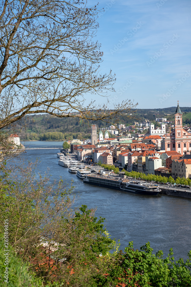 Blick auf Passau in Bayern