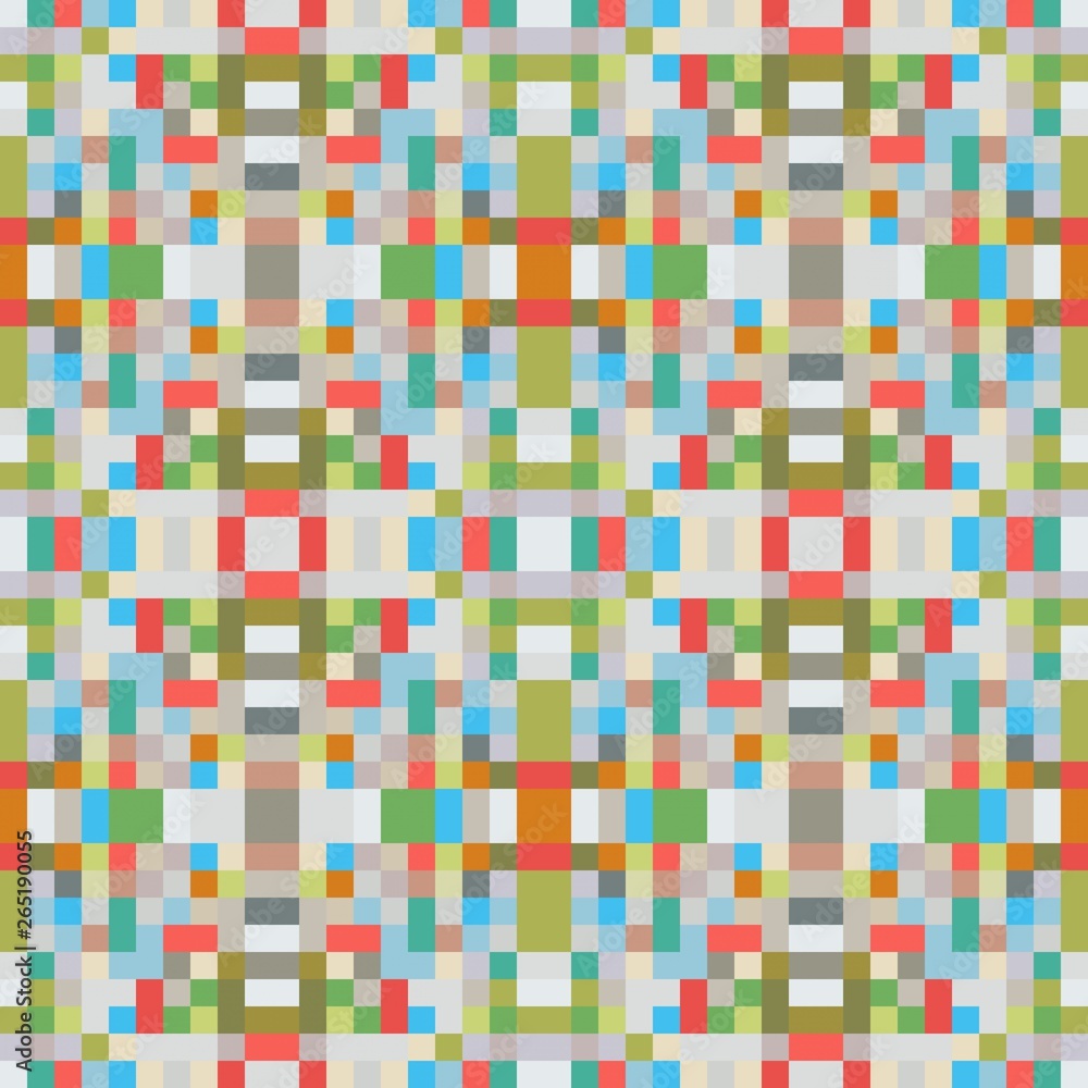 seamless pixel pattern mosaic. abstract background with squares can be used for wallpaper, fabric, textile or clothing design. seamless pixel pattern mosaic. abstract background with squares can be used for wallpaper, fabric, textile or clothing design.