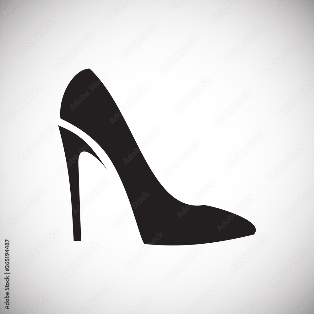 Shoe icon on background for graphic and web design. Simple vector sign. Internet concept symbol for website button or mobile app. Shoe icon on background for graphic and web design. Simple vector sign. Internet concept symbol for website button or mobile app.