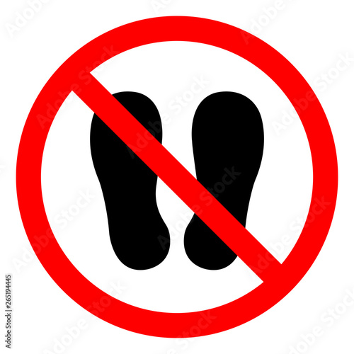 Do Not Walk Or Stand Here Symbol Sign,Vector Illustration, Isolated On White Background Icon. EPS10
