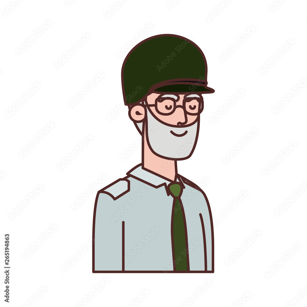 veteran war old man avatar character veteran war old man avatar character