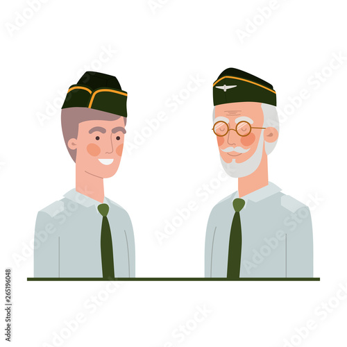 men soldiers of war avatar character
