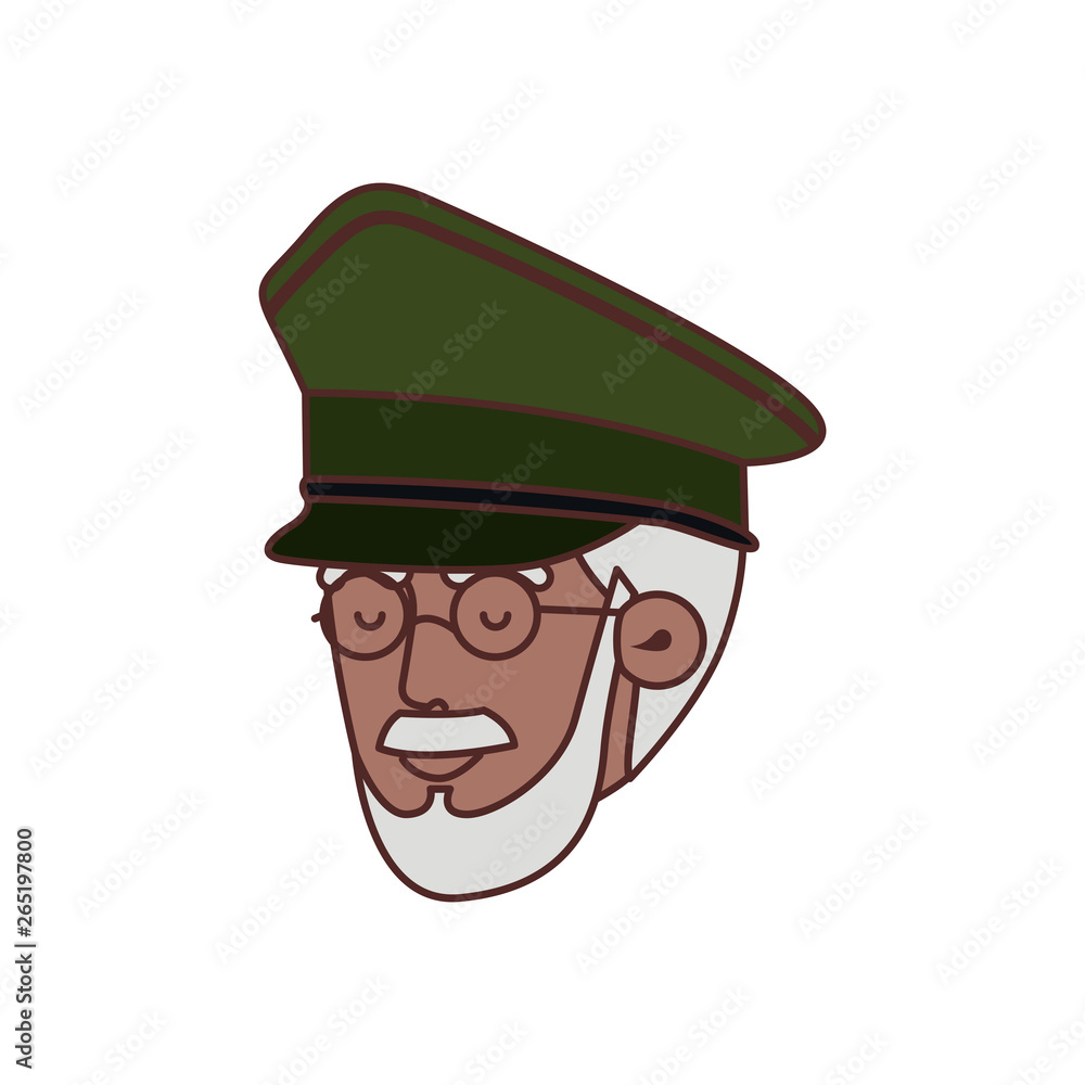 veteran head avatar character