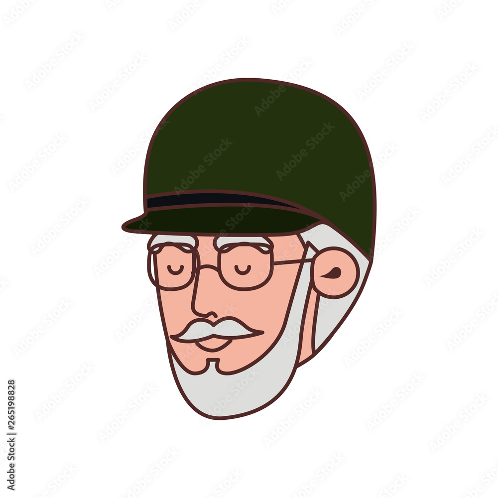 veteran head avatar character veteran head avatar character