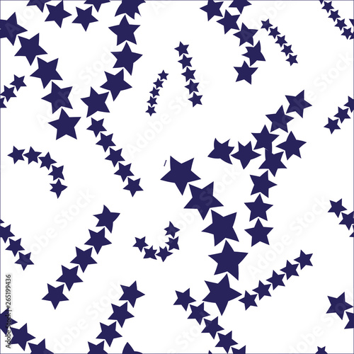 Geometric monochrome abstract seamless pattern with stars. Wrapping paper. Scrapbook paper. Tiling. Vector illustration. Background. Graphic texture for design wallpaper.