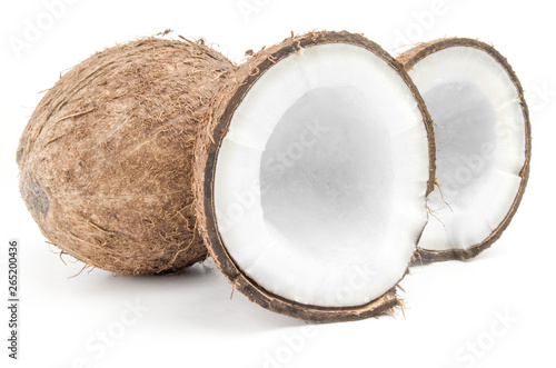 Coconut on a background