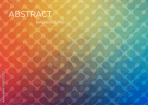 Photos Abstract vibrant bleb-shapes colorful background