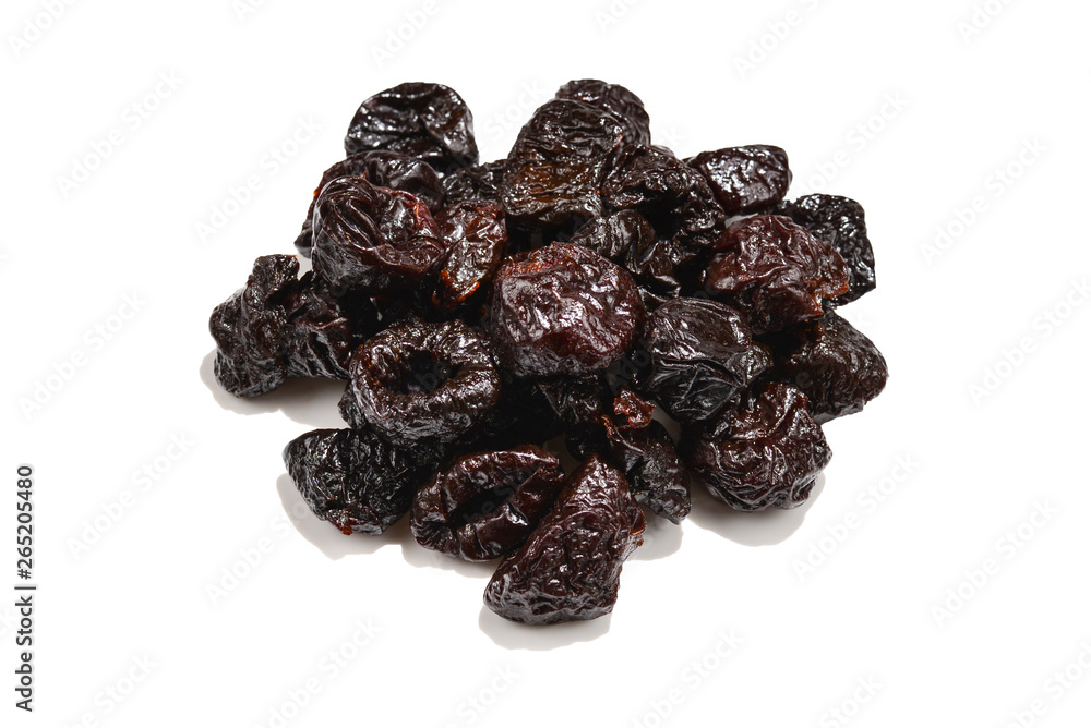 Dried plum isolated on white background Dried plum isolated on white background
