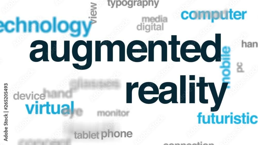 Augmented reality animated word cloud. Kinetic typography. Augmented reality animated word cloud. Kinetic typography.