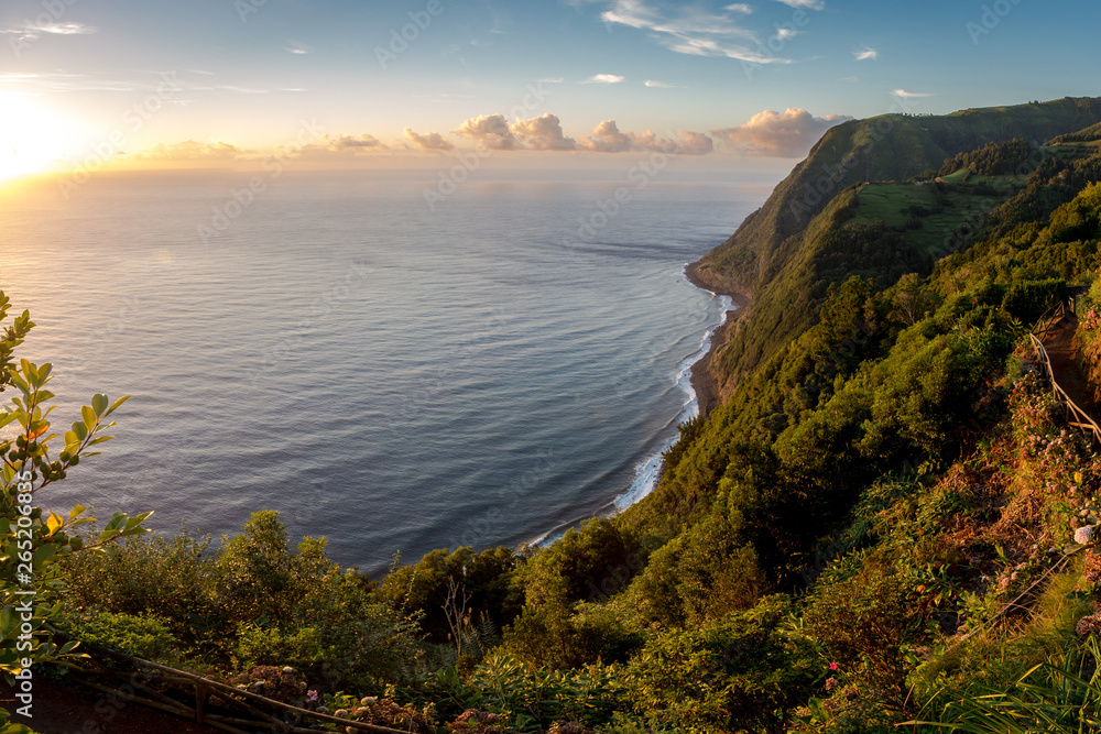 sunset azores 