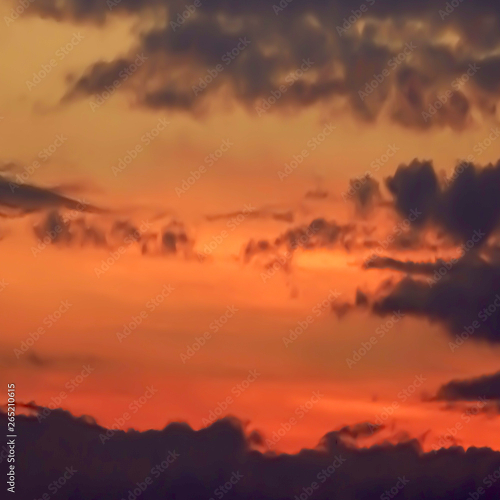 Obraz premium sunset in the mountains