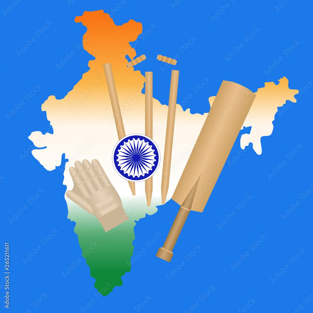 Bức ảnh nền với thiết bị cricket trên phông nền bản đồ Ấn Độ sẽ mang lại cho bạn một trải nghiệm thú vị và độc đáo. Thiết kế đầy chất riêng biệt sẽ khiến bạn say mê và đắm chìm vào thế giới của trò chơi này. Hãy xem ảnh và khám phá những chi tiết tinh tế!