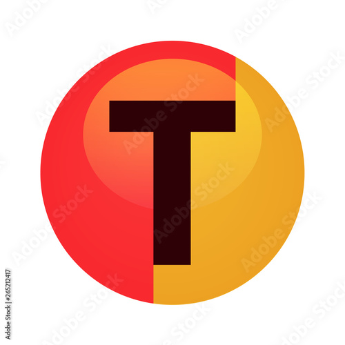 Logotype template with Lett...