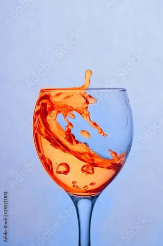 Liquid in a glass