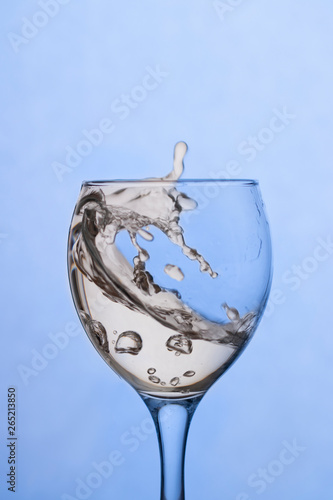 Liquid in a glass
