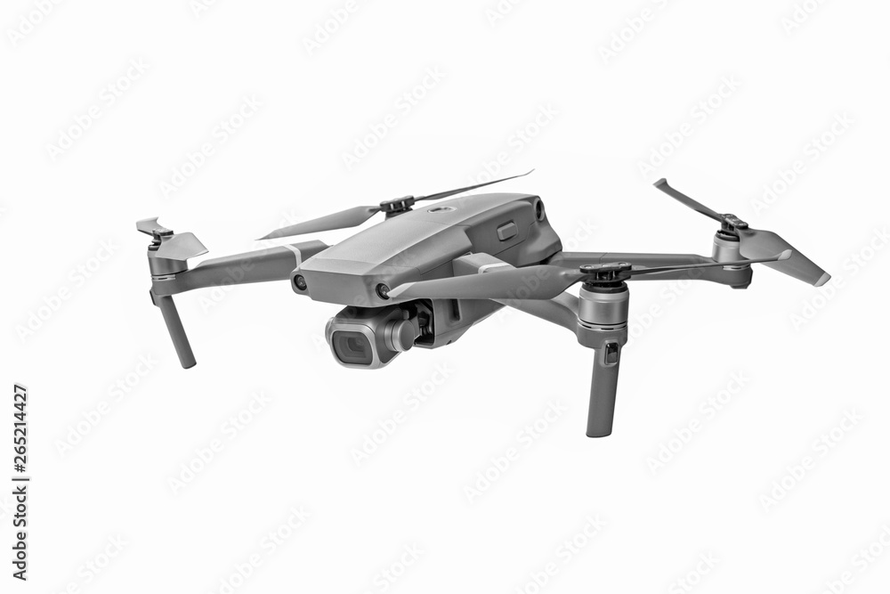 Drone isolated on white background, including clipping path